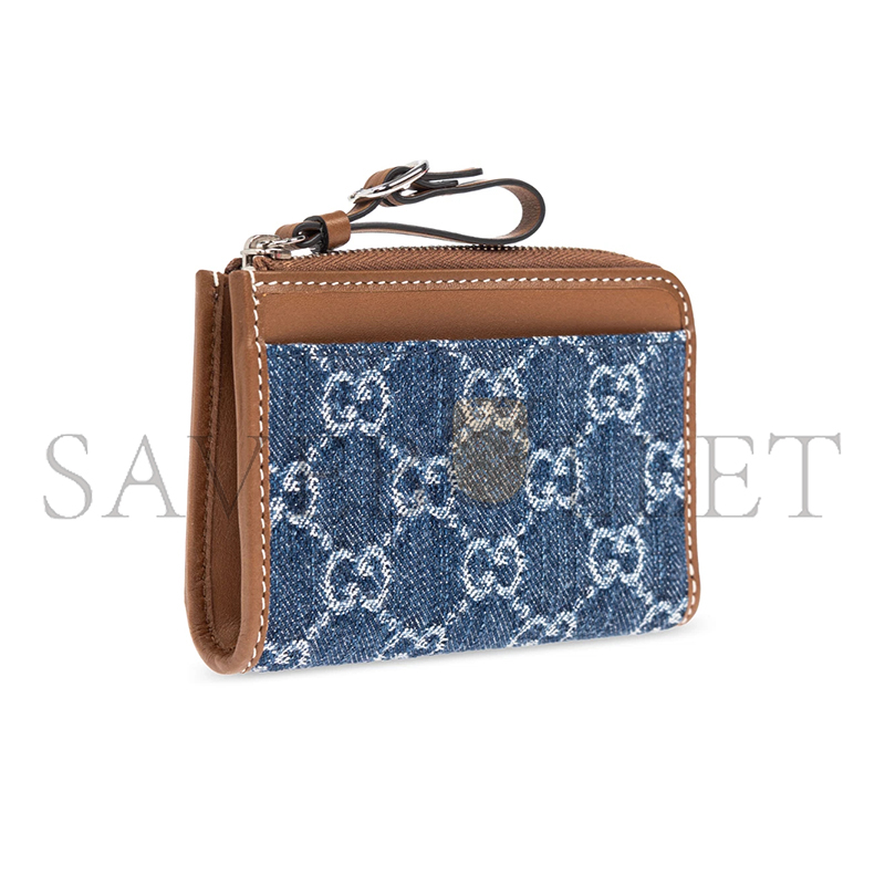 Gvc*1 gg emblem zip card case 821804 (13*8.5*3cm)